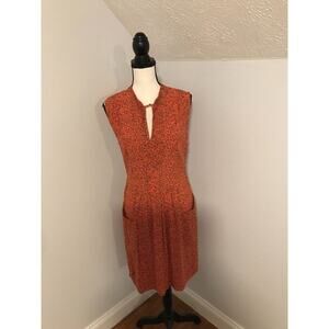 Anthropologie Lil First Blush Sleeveless Floral Pocket Dress - Size 6